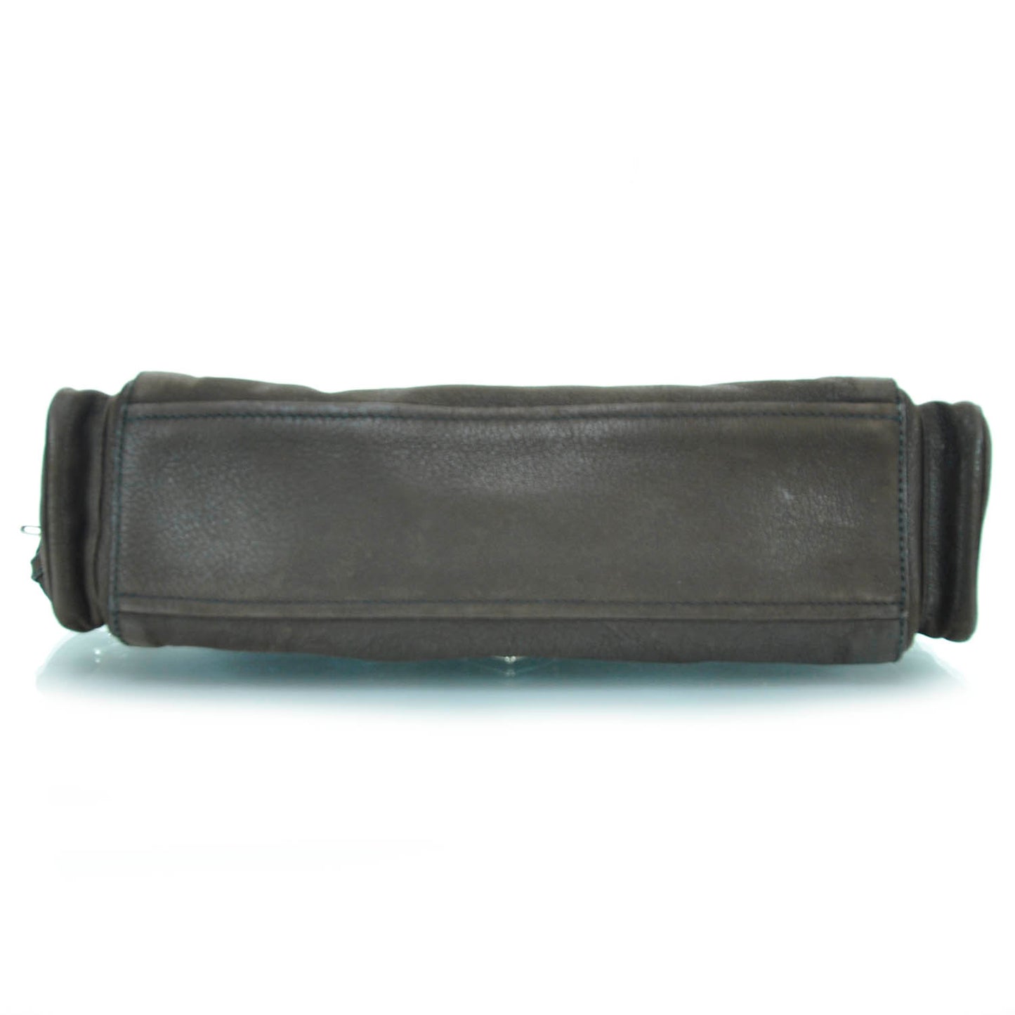 Leather Antic Easy A Foldover Pushlock Flap Shoulder Bag