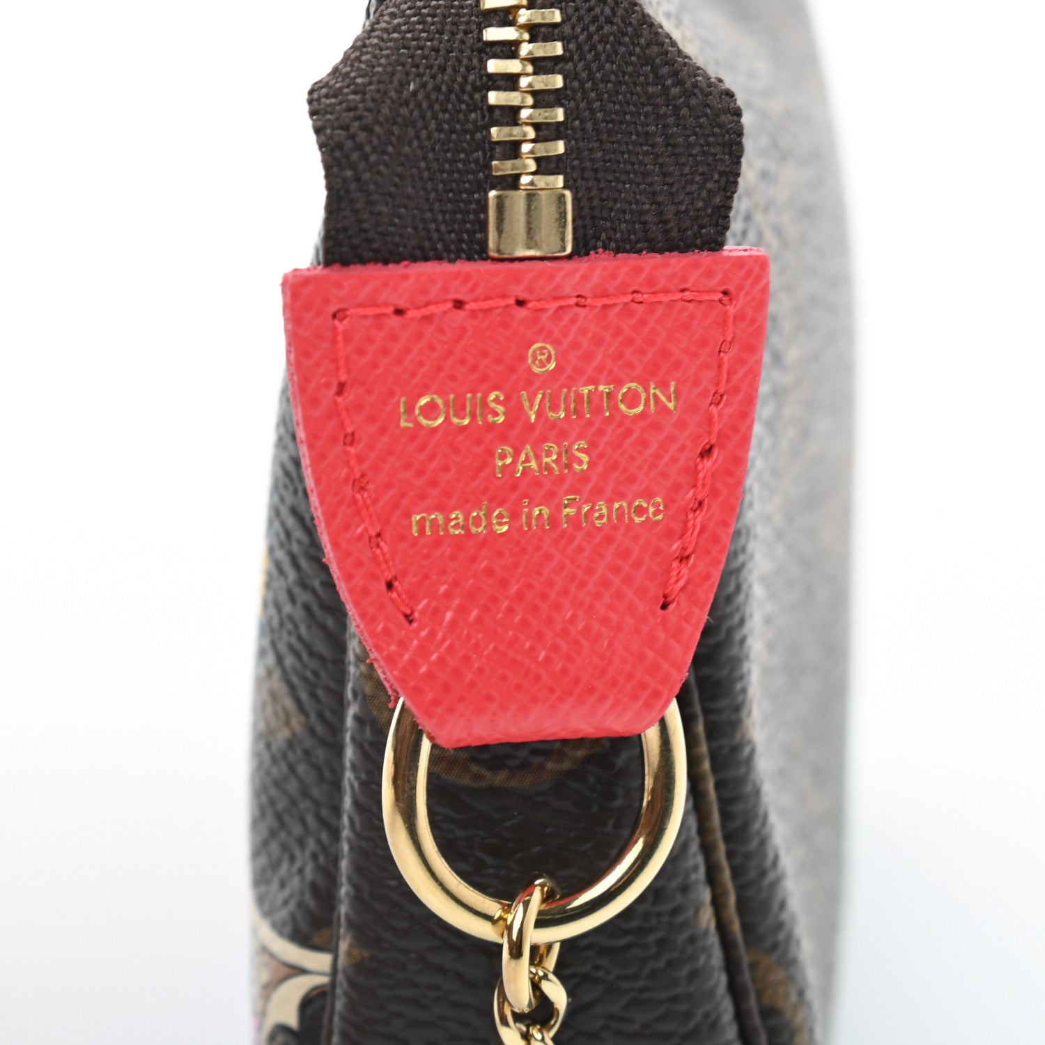 Louis Vuitton Monogram 2021 Christmas Animation London Mini Pochette Accessories Red 7 of 7