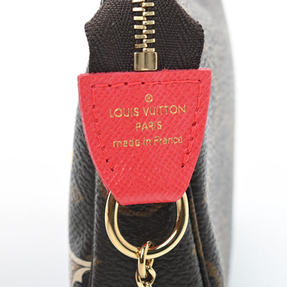 Louis Vuitton Monogram 2021 Christmas Animation London Mini Pochette Accessories Red 7 of 7