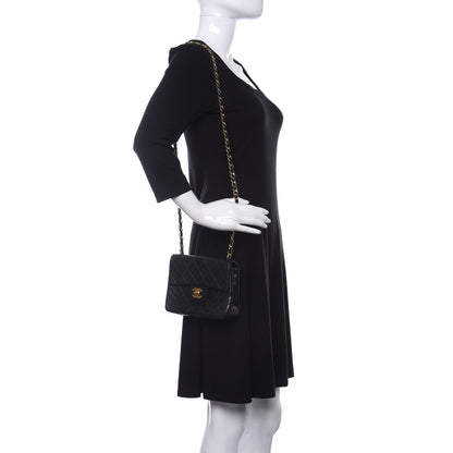 Chanel Lambskin Quilted Mini Square Flap Black 2 of 11