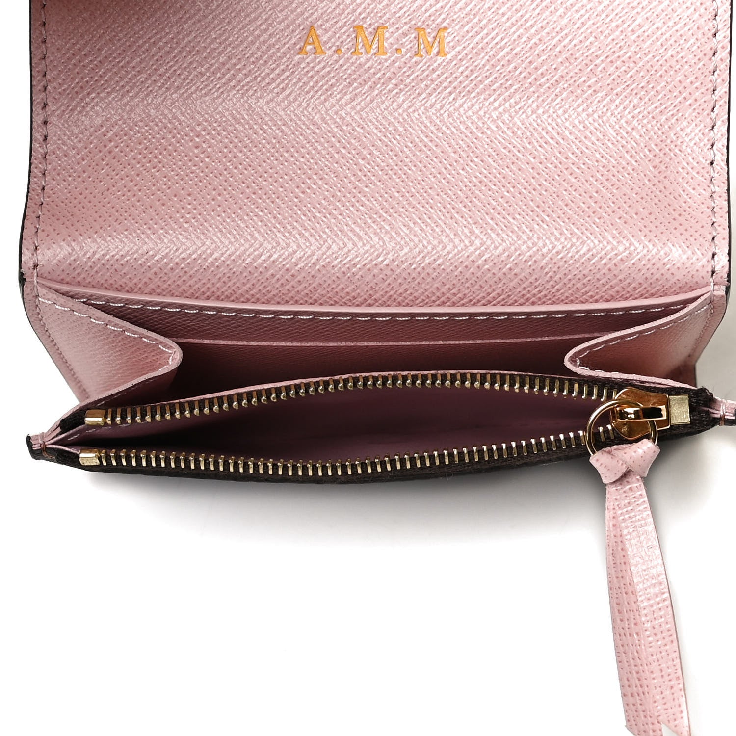 Louis Vuitton Damier Ebene Rosalie Coin Purse Rose Ballerine 5 of 7