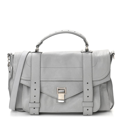 Proenza Schouler Lambskin Medium PS1 Satchel Dove Grey 1 of 10
