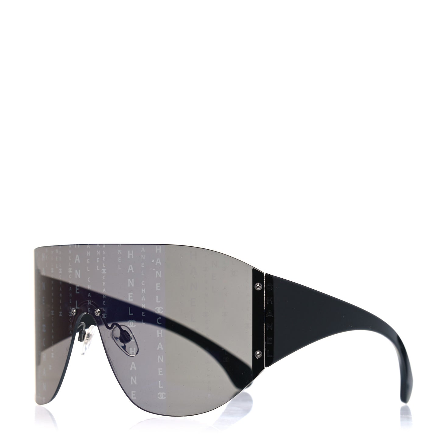 Acetate Shield Runway 71217 Sunglasses Black