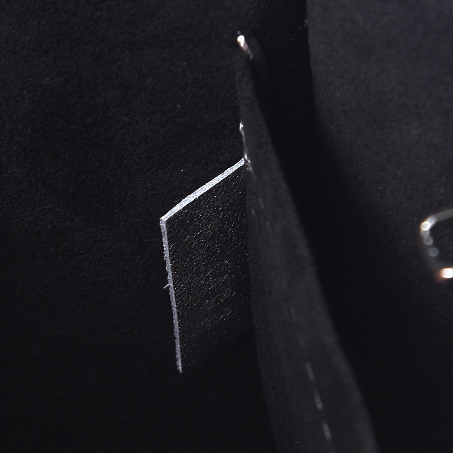 Metallic Calfskin Louise EW Lock Clutch Silver