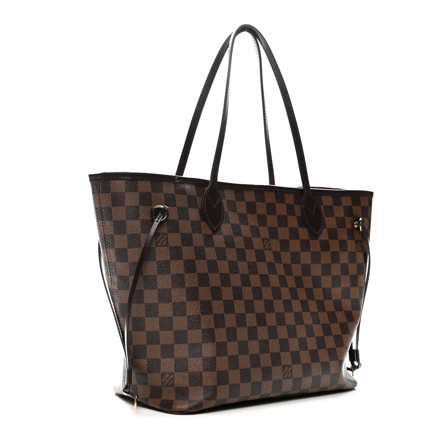 Louis Vuitton Damier Ebene Neo Neverfull MM Rose Ballerine 4 of 17