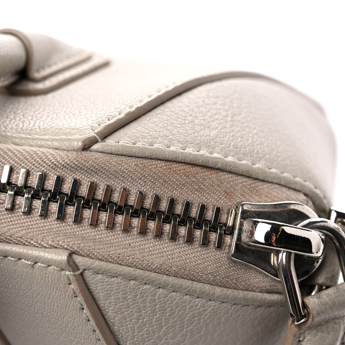 Sugar Goatskin Mini Antigona Natural