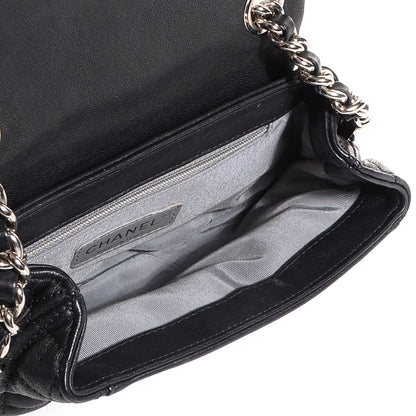 Chanel Washed Lambskin Mini Chain Around Messenger Black 5 of 8