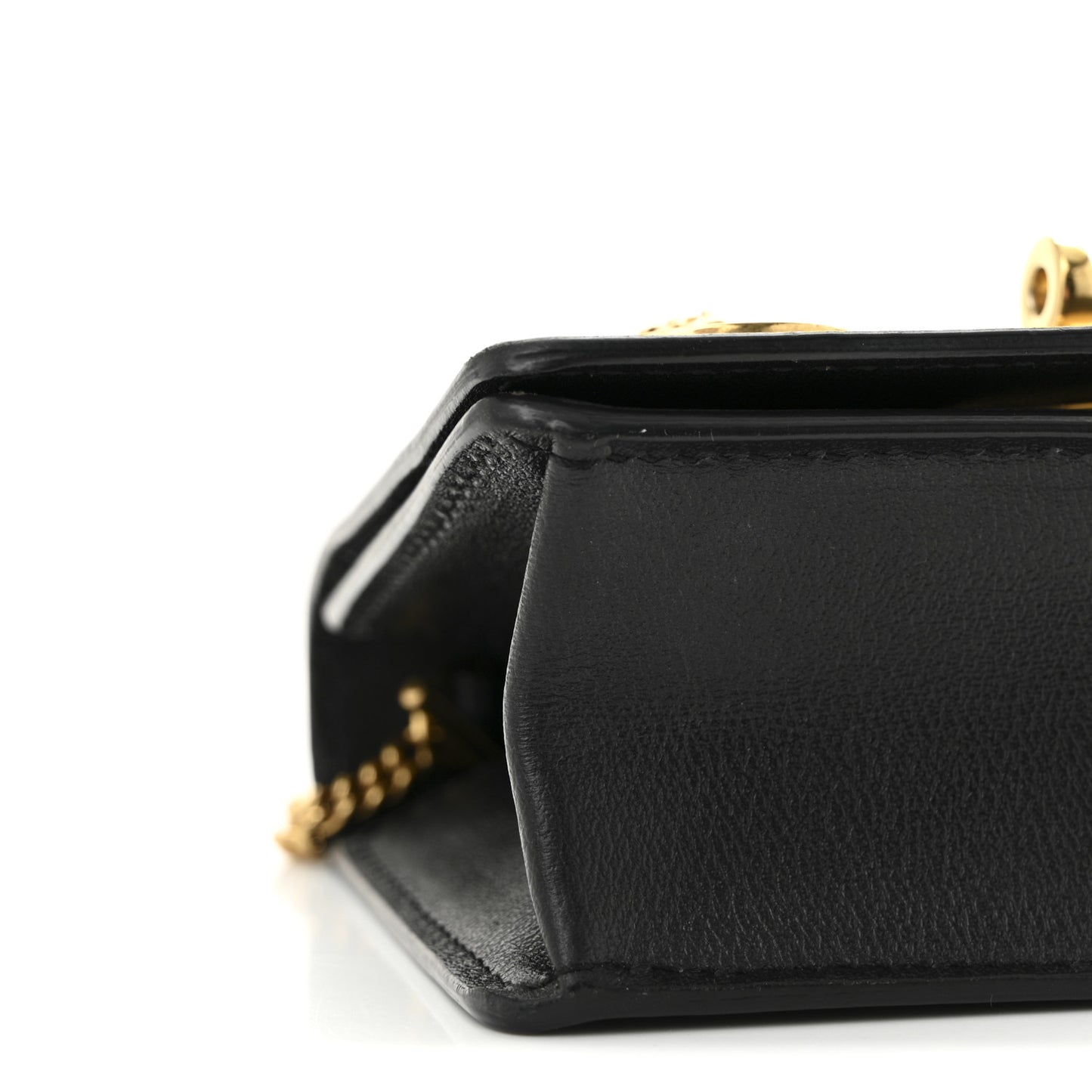 Calfskin Mini Icon Handbag Black