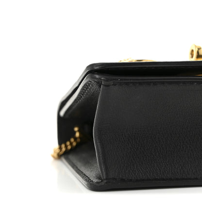 Versace Calfskin Mini Icon Handbag Black 8 of 10