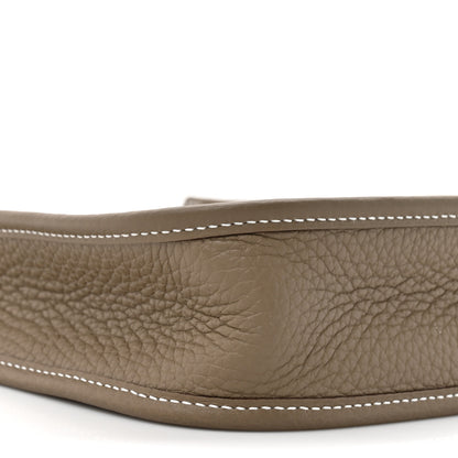 Hermes Taurillon Clemence Evelyne TPM Etoupe 10 of 11