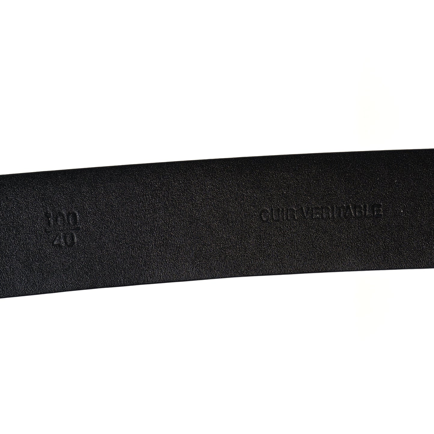 Calfskin Crystal Metal Quilted CC Belt 100 40 Black