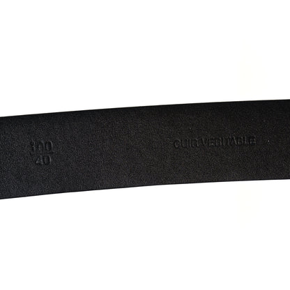Chanel Calfskin Crystal Metal Quilted CC Belt 100 40 Black 4 of 5