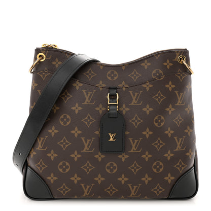 Louis Vuitton Monogram Odeon MM Black 1 of 12