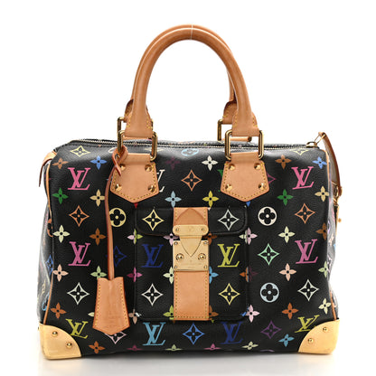 Louis Vuitton Monogram Multicolor Speedy 30 Black 1 of 10