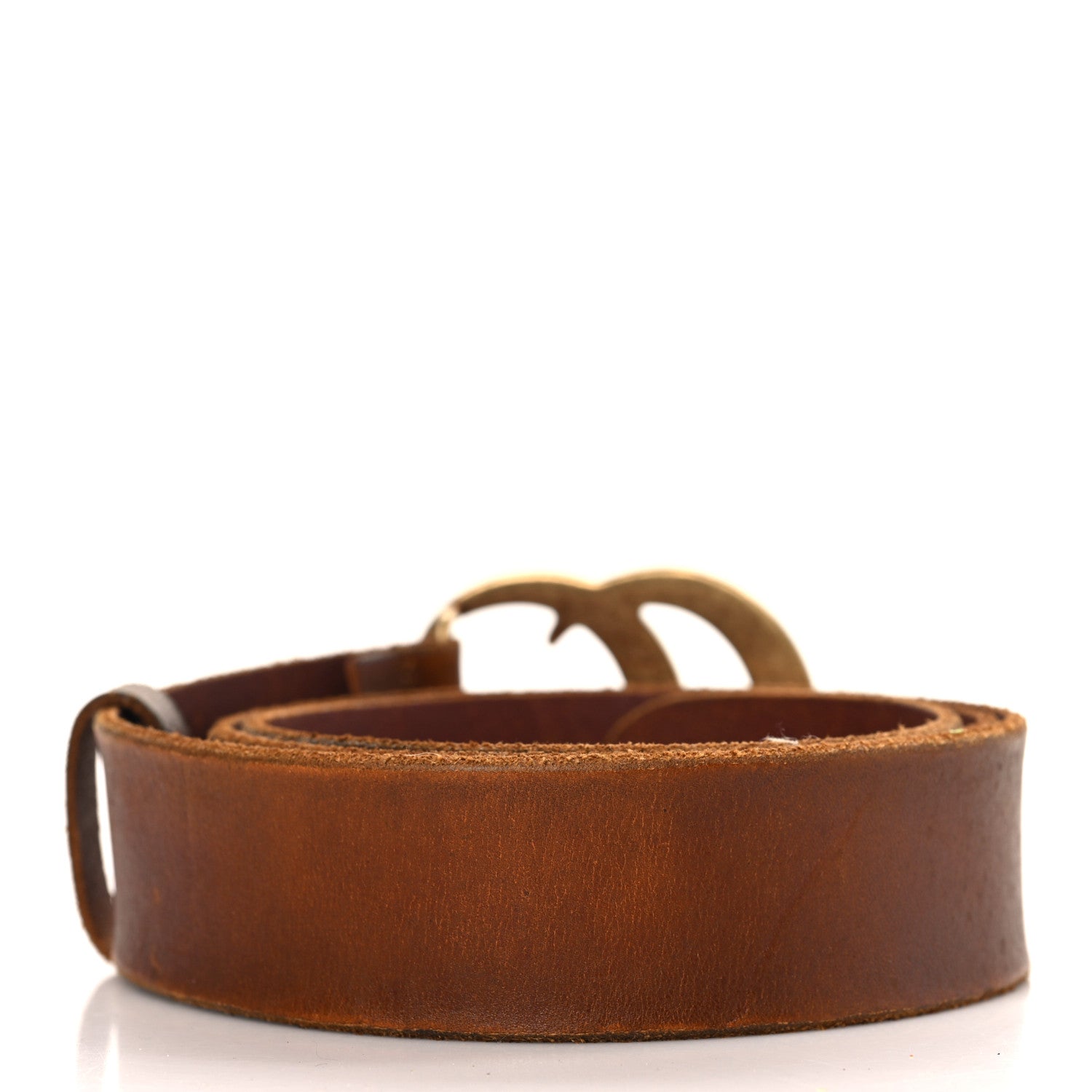 Gucci Faded Calfskin Double G 40mm Belt 95 38 Cuir 2 of 7
