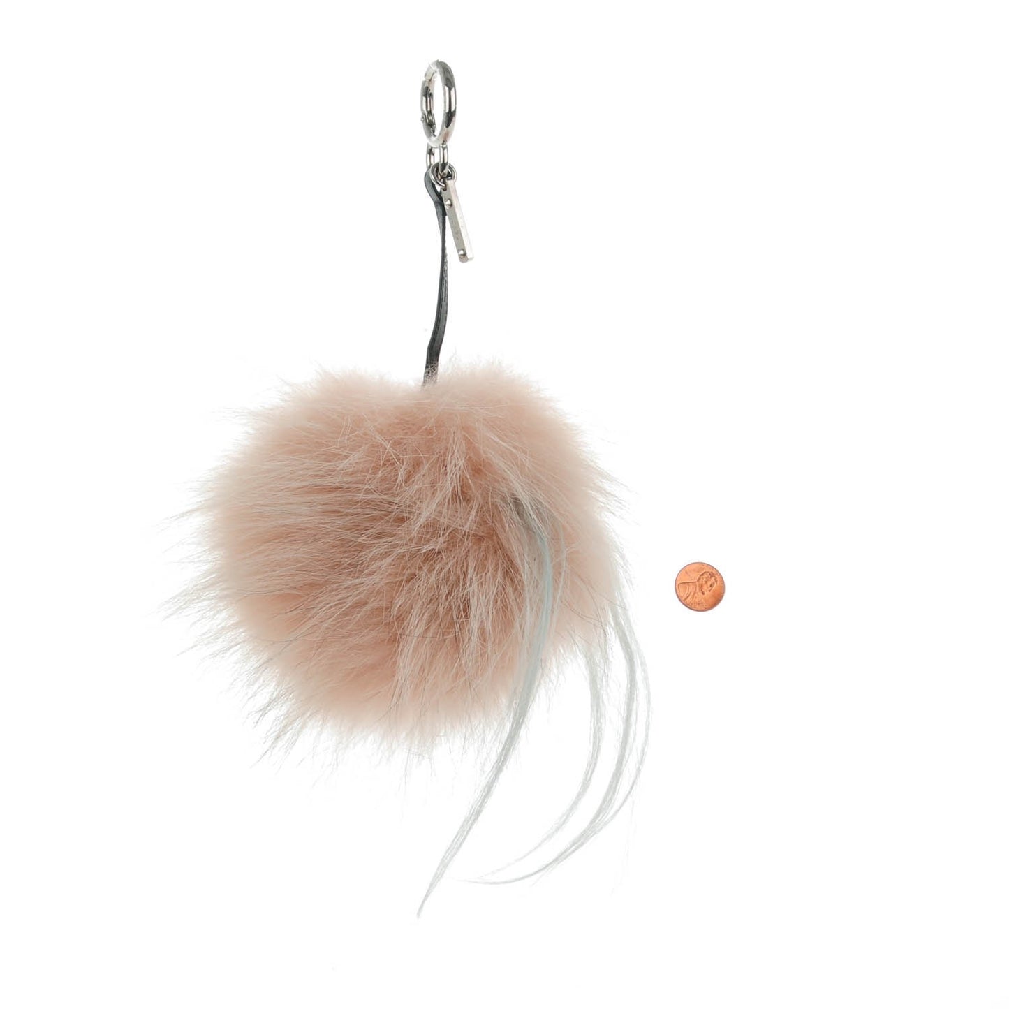 Fox Rabbit Goat Mink Fur Vitello Flamingo Furbet Monster Bag Bug Charm Light Pink