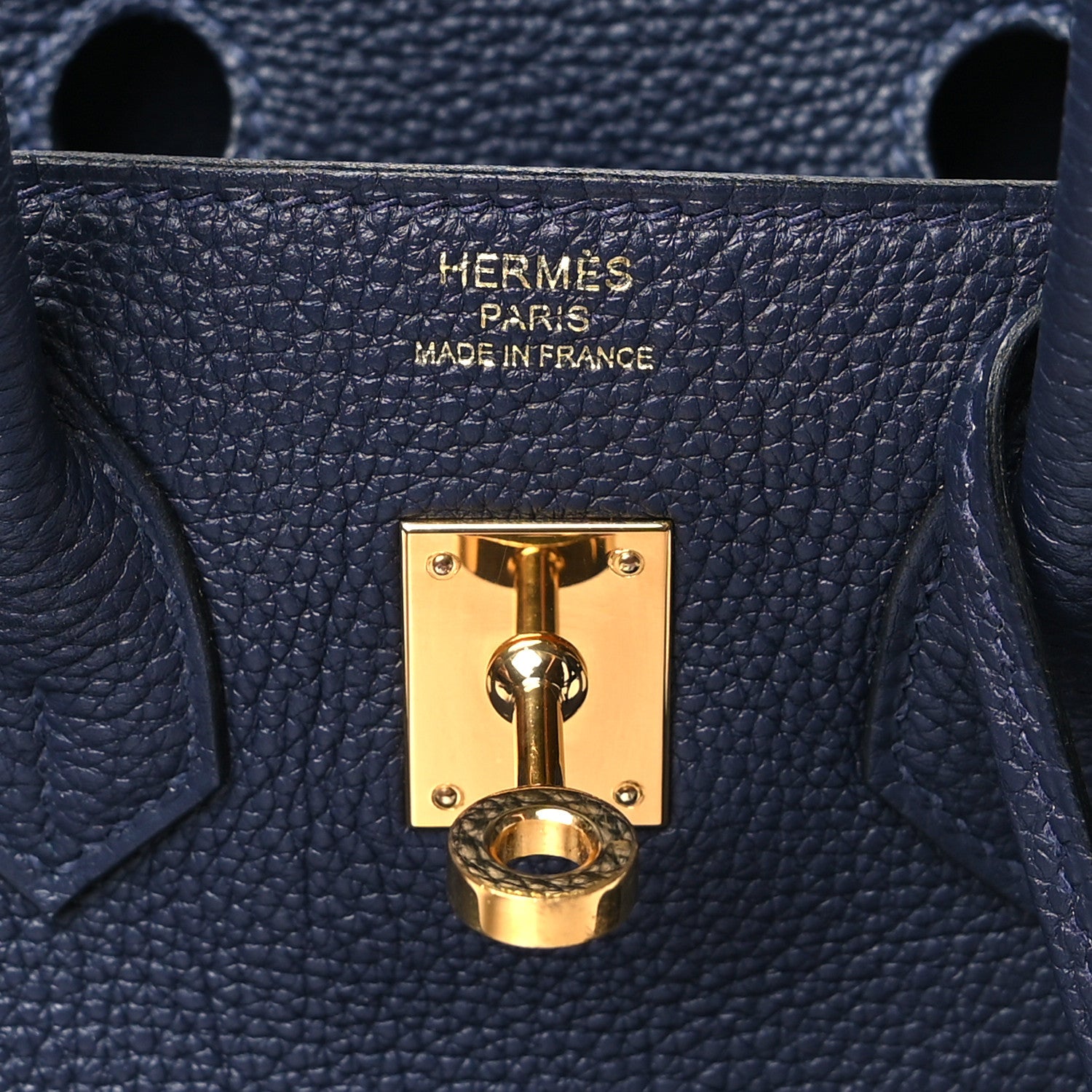 Hermes Togo Birkin 25 Bleu Nuit 6 of 10