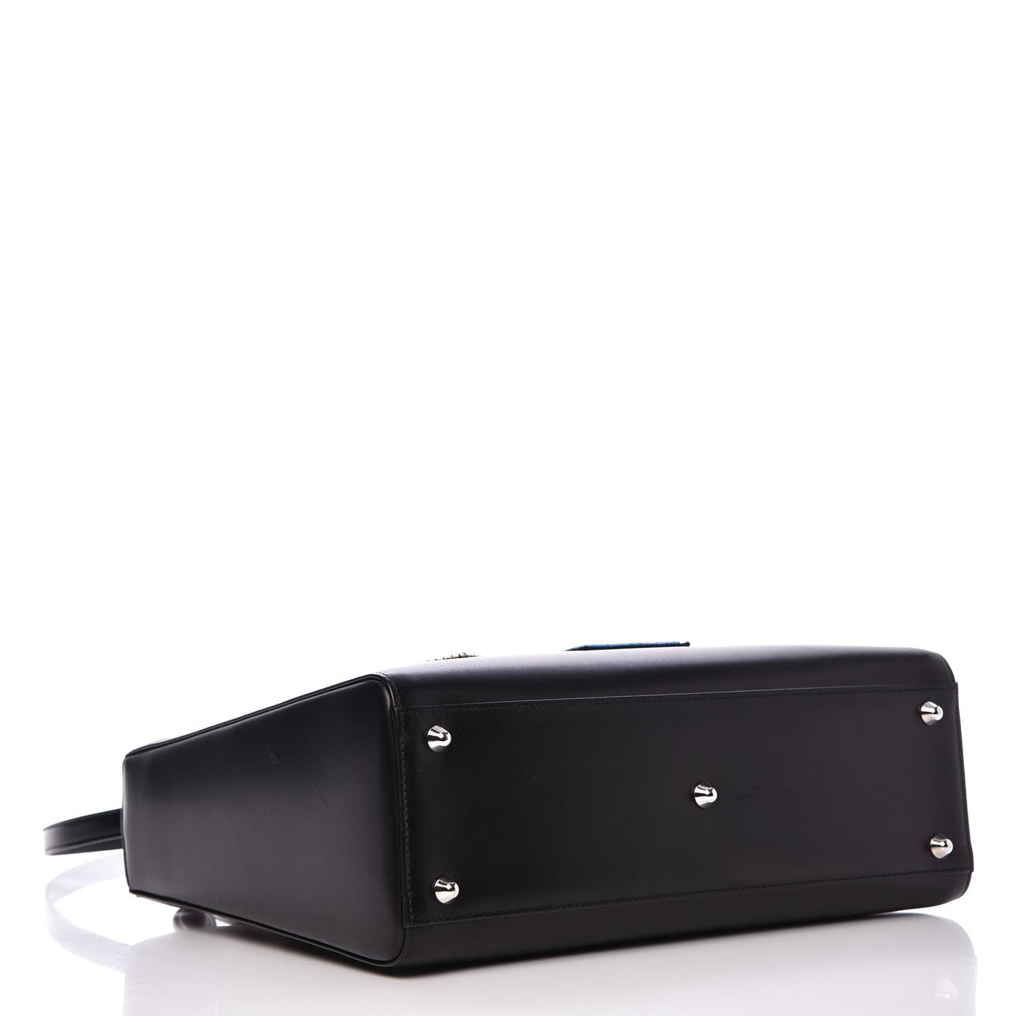 Smooth Calfskin Large Lucky Badges Lady Dior Black