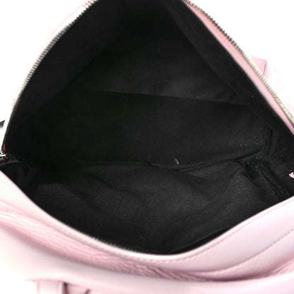 Balenciaga Smooth Calfskin Logo Small Everyday Backpack Light Rose Black 6 of 8