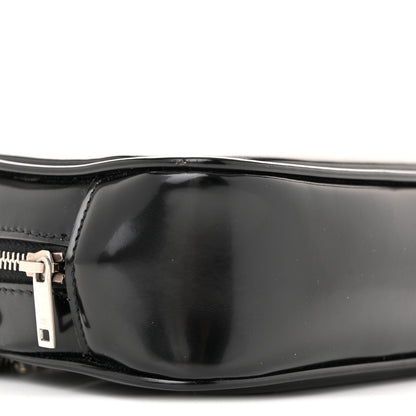 Saint Laurent Shiny Calfskin Monogram Mini Lou Camera Bag Black 9 of 14