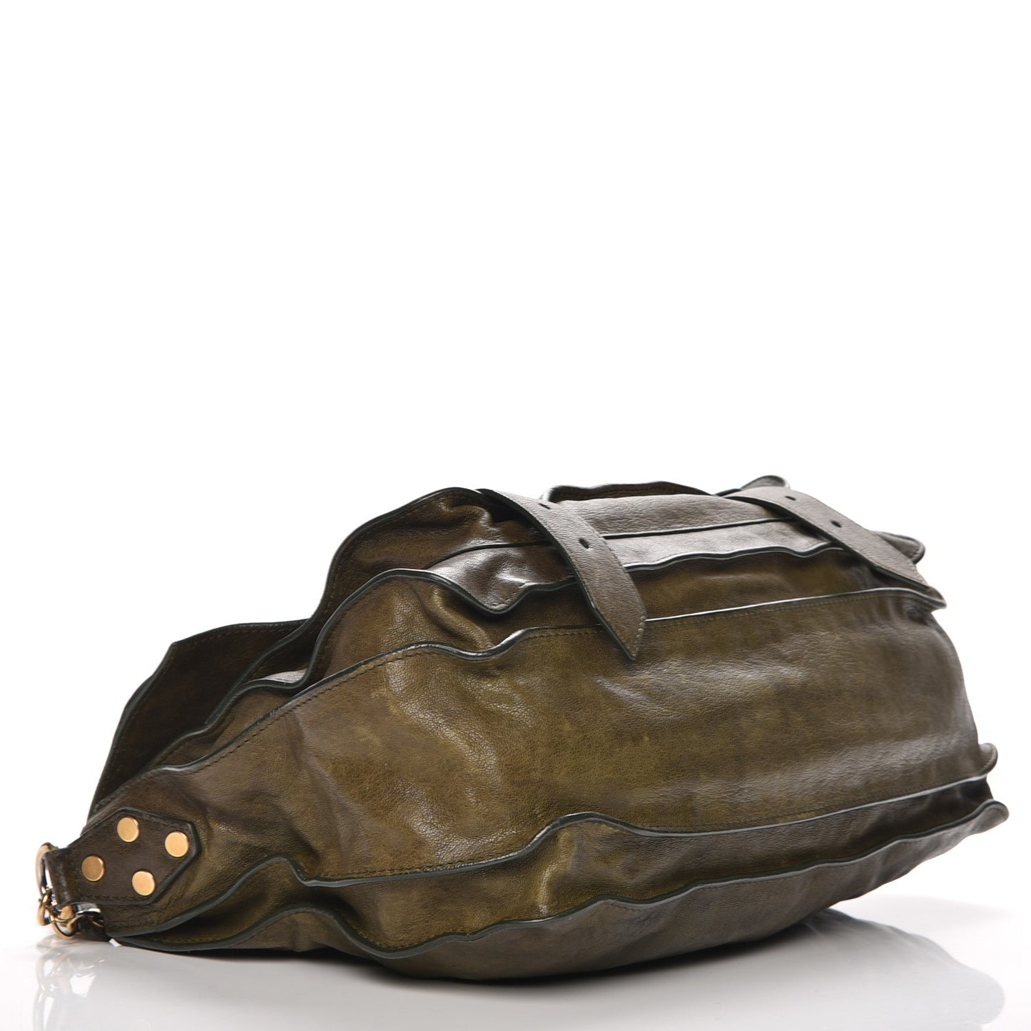 Lambskin Medium PS1 Satchel Military