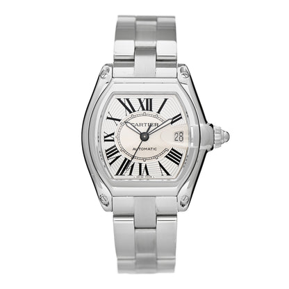 Cartier Stainless Steel 37mm Roadster Automatic Watch 1 of 5