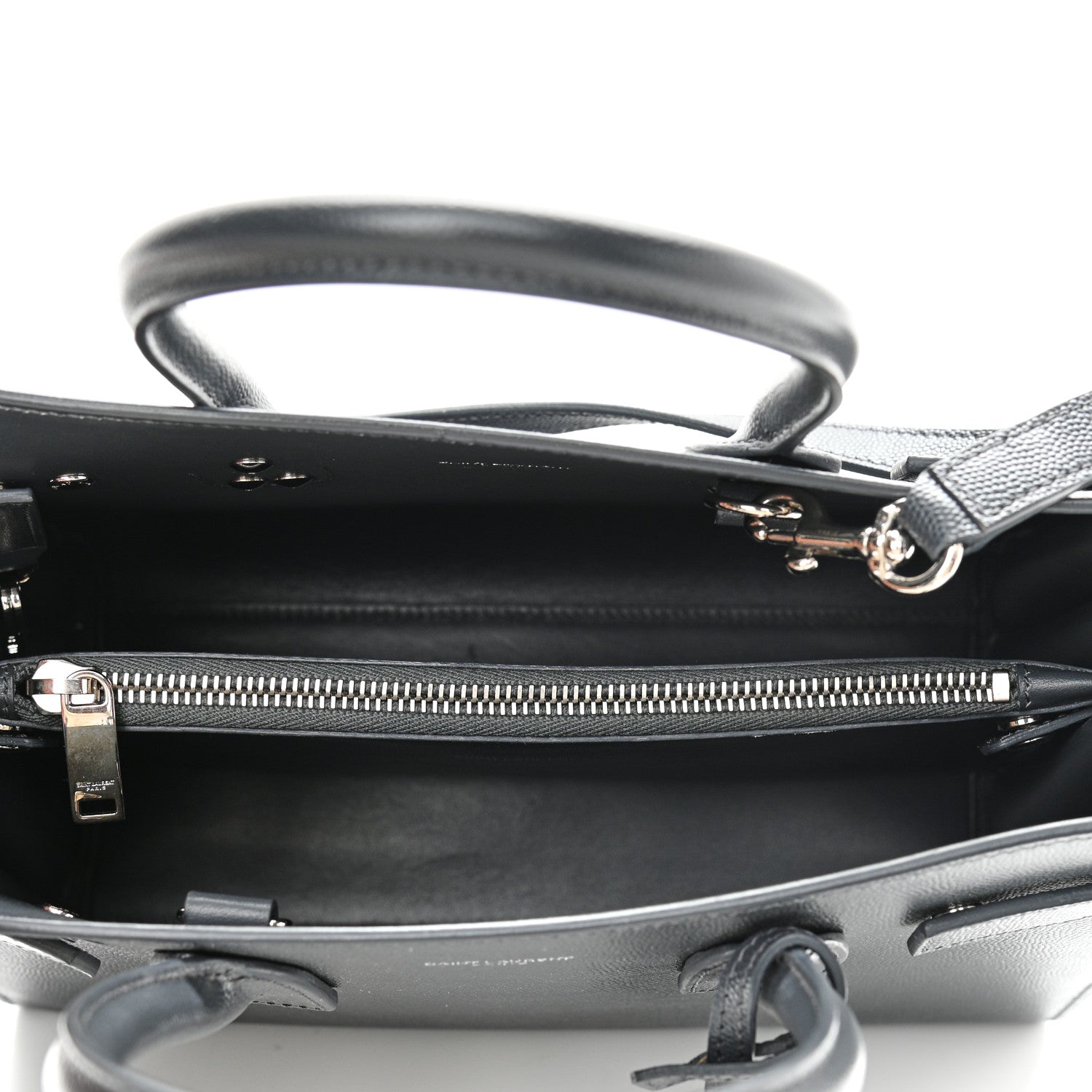 Saint Laurent Grain De Poudre Baby Sac De Jour Dark Smog 5 of 10