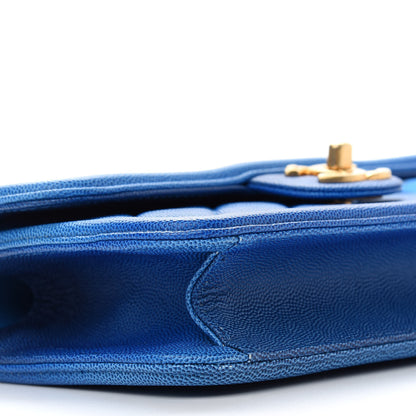 Chanel Caviar Quilted Small Sunset On The Sea Flap Blue 8 of 9