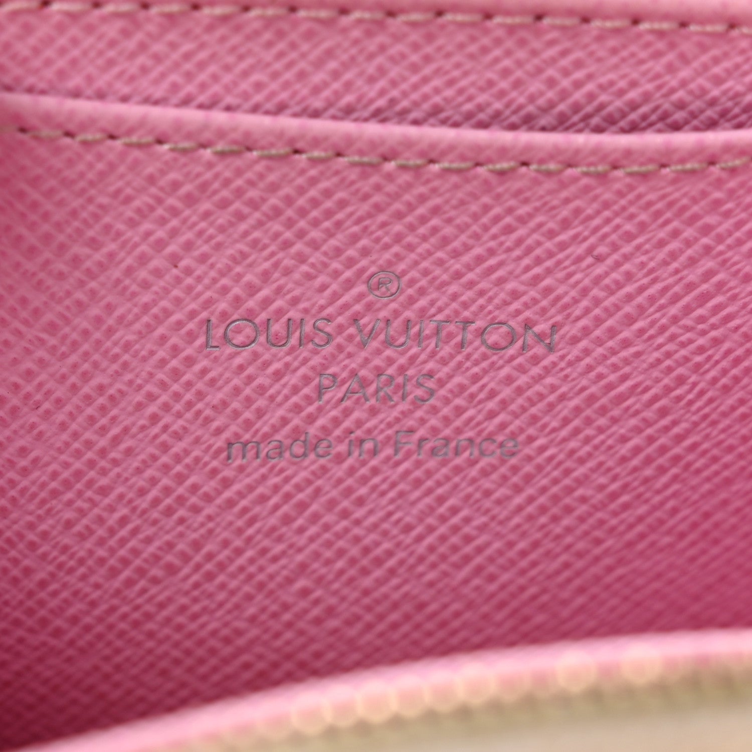 Louis Vuitton Monogram Multicolor Zippy Coin Purse Wallet White Litchi 6 of 11