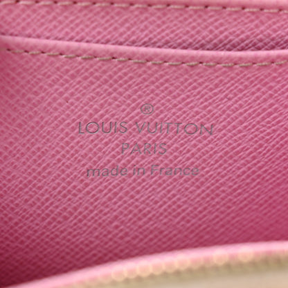 Louis Vuitton Monogram Multicolor Zippy Coin Purse Wallet White Litchi 6 of 11