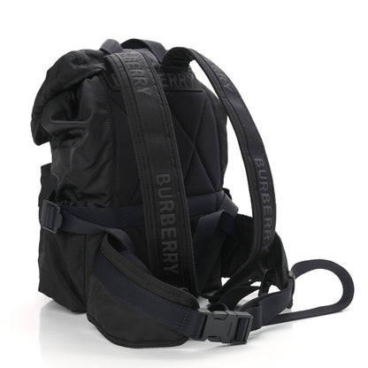 Burberry Nylon Logo Print Small Wilfin Backpack Black 3 of 10