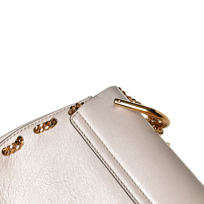 Chloe Calfskin Mini Drew Chain Shoulder Bag White 7 of 15