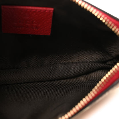Gucci GG Supreme Monogram Tian Mini Chain Bag Beige Multicolor Red 5 of 7