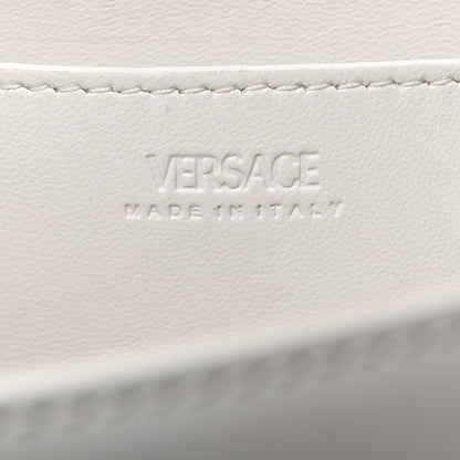 Versace Calfskin Medium Greca Goddess Shoulder Bag White 7 of 12