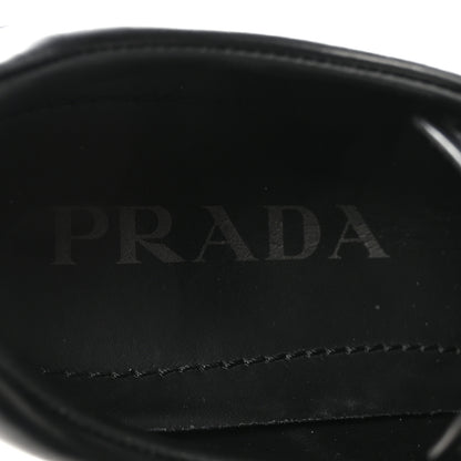 Prada Spazzolato Rois Monolith 55mm Derby Loafers 38 Black 8 of 9