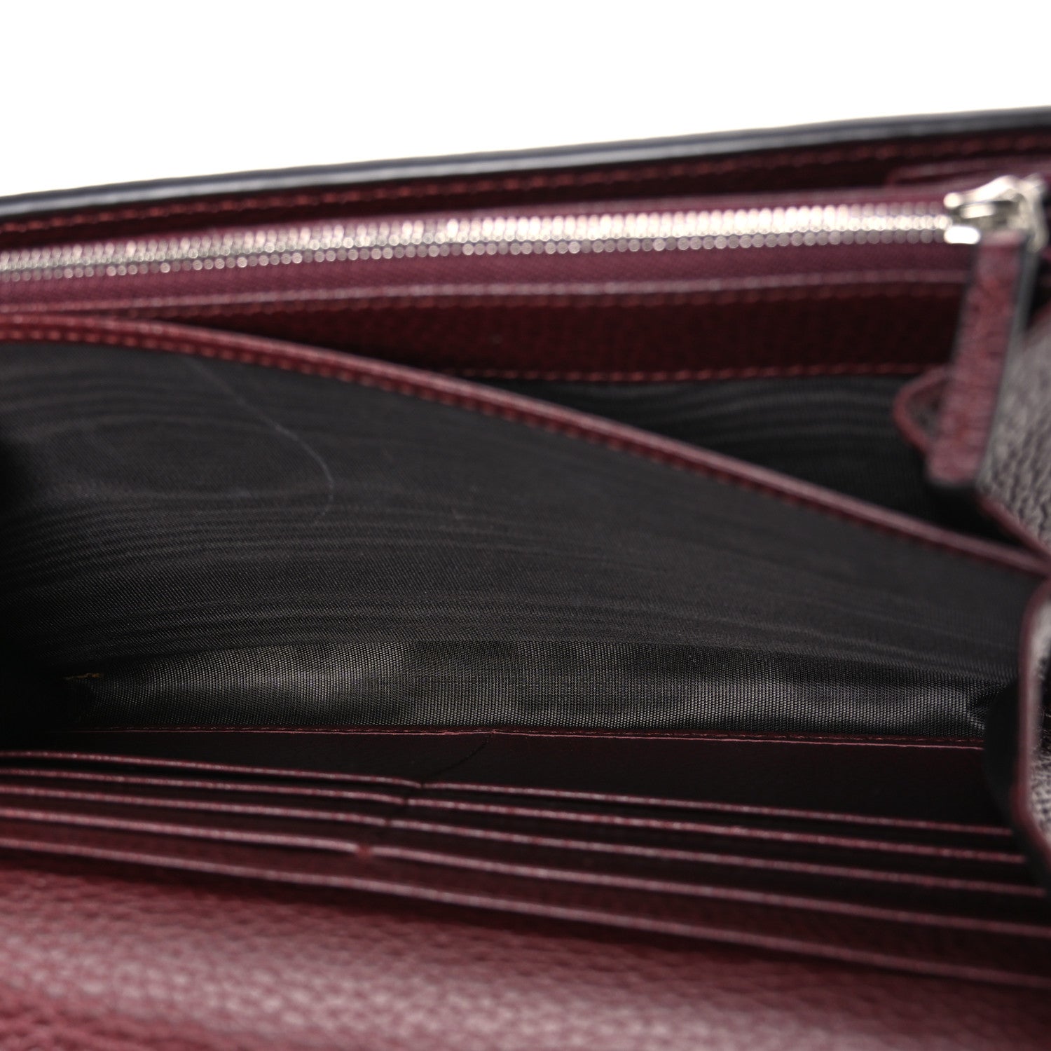 Gucci Dollar Calfskin Crystal Mini Dionysus Chain Wallet Vintage Bordeaux 5 of 11