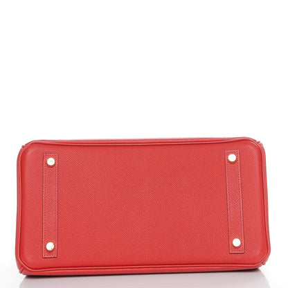 Hermes Epsom Birkin 30 Rouge Casaque 8 of 26