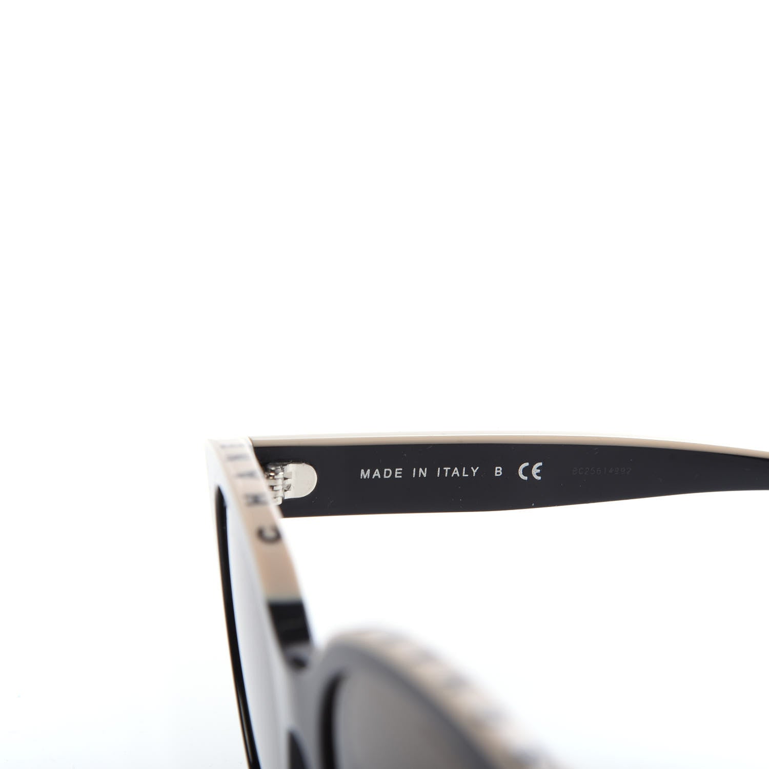 Chanel Acetate CC Butterfly Sunglasses 5414 Black Beige 6 of 9