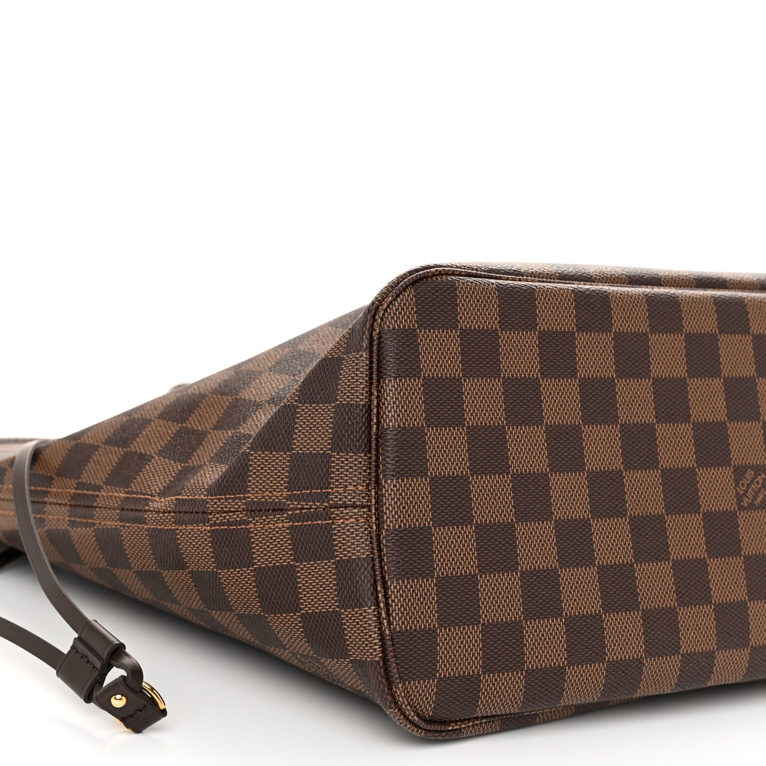 Louis Vuitton Damier Ebene Neo Neverfull MM Rose Ballerine 8 of 9