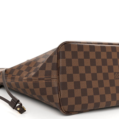Louis Vuitton Damier Ebene Neo Neverfull MM Rose Ballerine 8 of 9