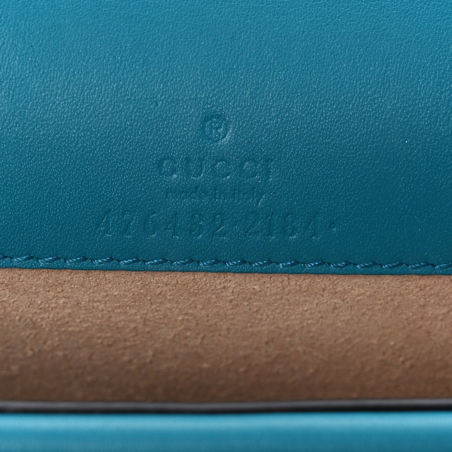 Velvet Super Mini Dionysus Shoulder Bag Pavone Cyan