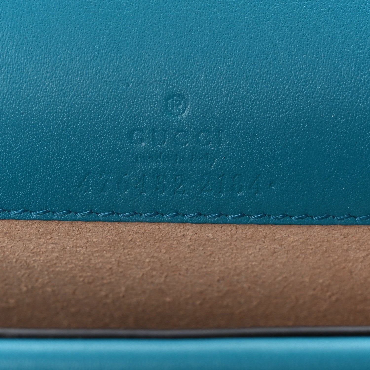 Gucci Velvet Super Mini Dionysus Shoulder Bag Pavone Cyan 6 of 8