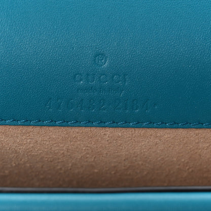 Gucci Velvet Super Mini Dionysus Shoulder Bag Pavone Cyan 6 of 8