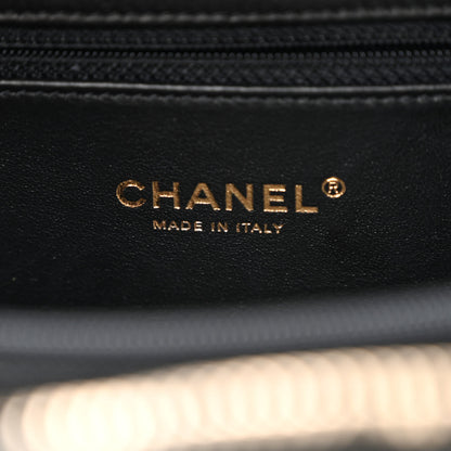 Chanel Caviar Quilted Medium CC Filigree Vanity Case Black 6 of 11