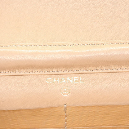 Chanel Caviar Wallet on Chain WOC Beige 6 of 10
