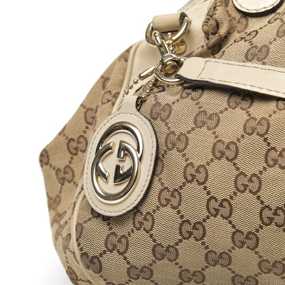 Gucci Monogram Medium Sukey Boston Off White 22 of 22