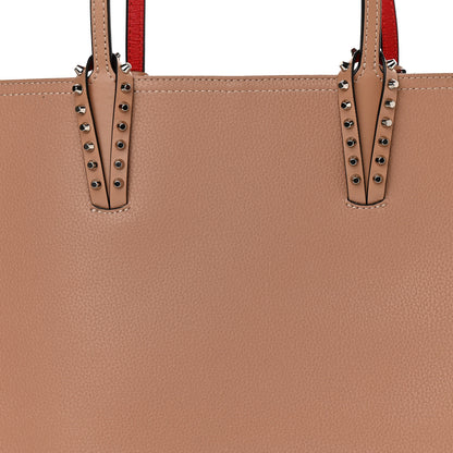 Christian Louboutin Calfskin Spikes East West Cabata Tote Nude 8 of 10