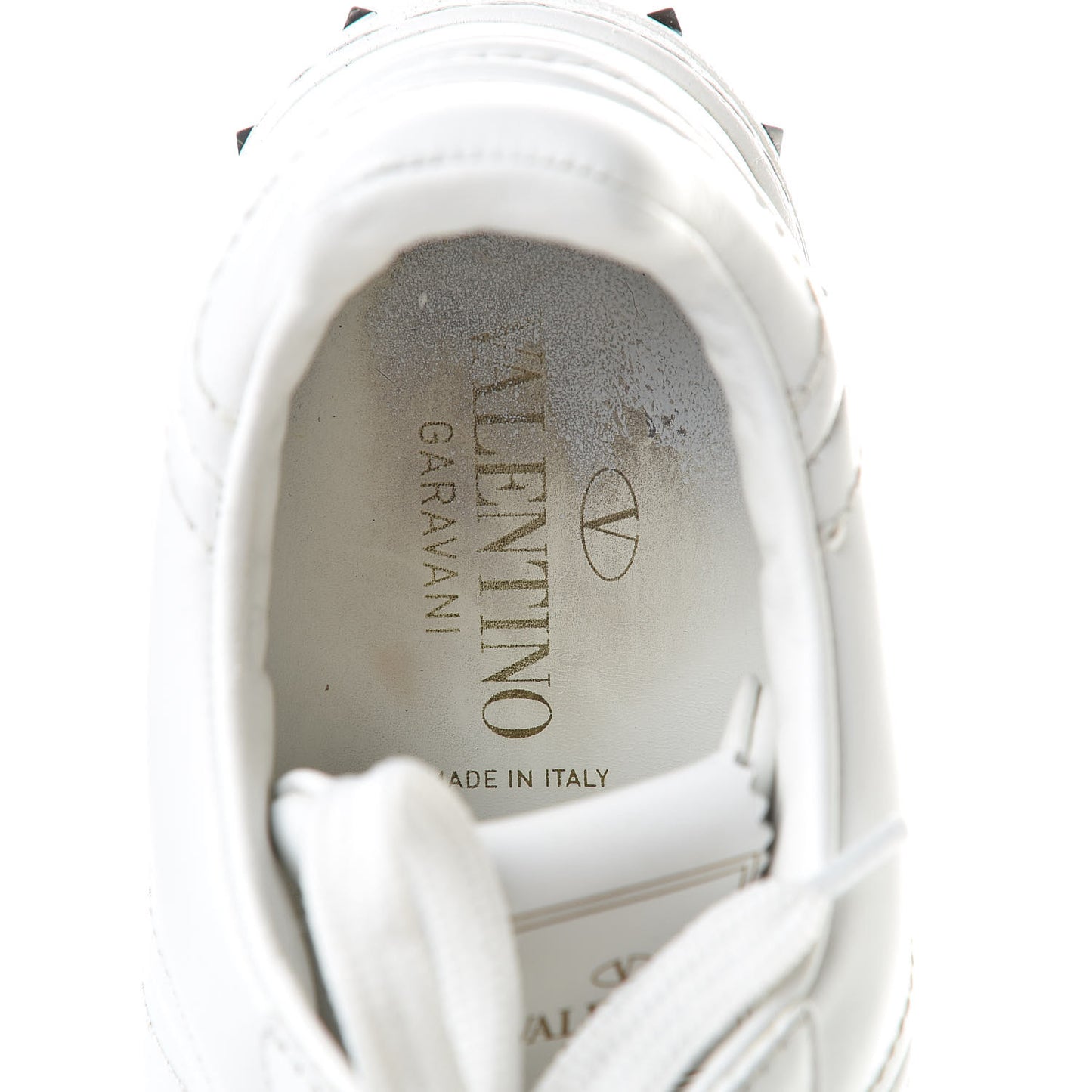 Calfskin Flycrew Sneakers 38 White