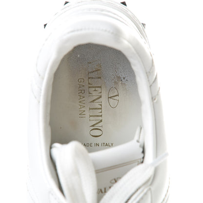Valentino Garavani Calfskin Flycrew Sneakers 38 White 9 of 13