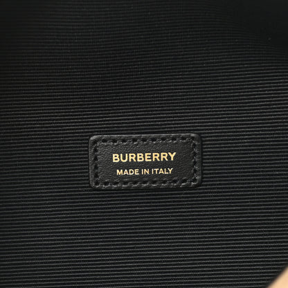 Burberry Vintage Check Calfskin Barrel Bag Beige Black 6 of 9